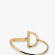 Half horsebit choker
