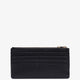Hammered leather card holder with metal tag