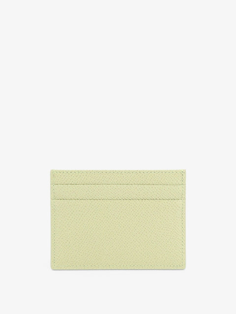 Hammered leather card holder