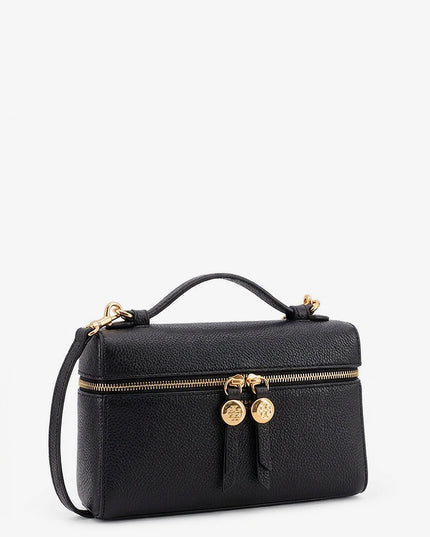 Hammered leather Romy slim shoulder bag