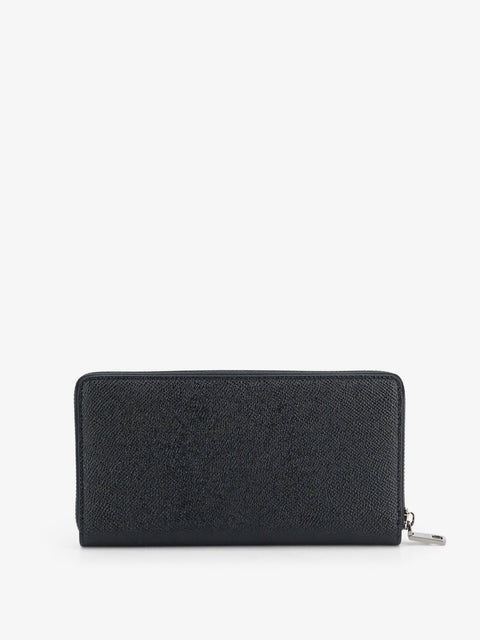 Hammered leather wallet