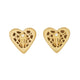HEART EARRINGS WITH DG LOGO