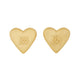 HEART EARRINGS WITH DG LOGO
