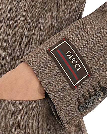 HERRINGBONE WOOL JACKET