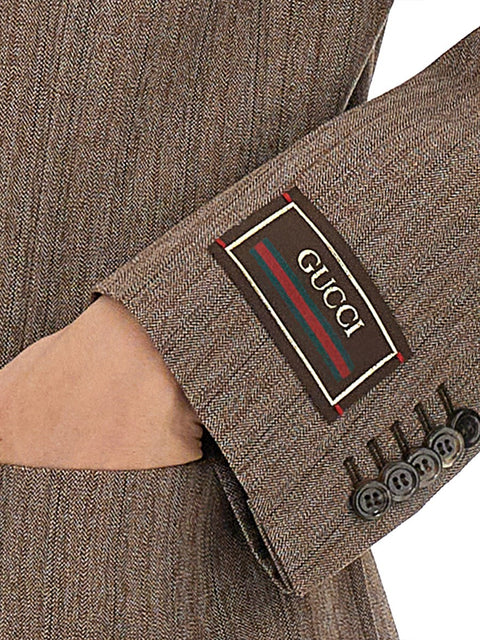 HERRINGBONE WOOL JACKET