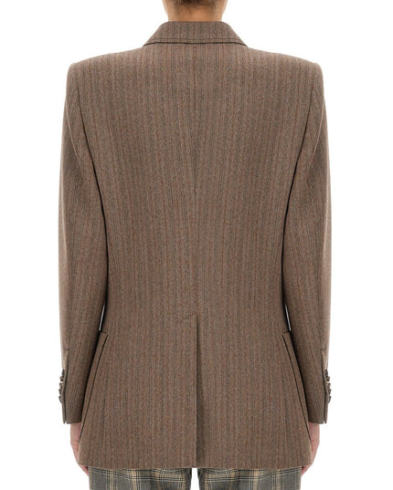 HERRINGBONE WOOL JACKET