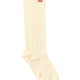 HIGH SOCKS WITH LOGO PATCH