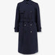 Highbury cotton blend trench