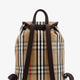 Highlands coated canvas backpack with front logo