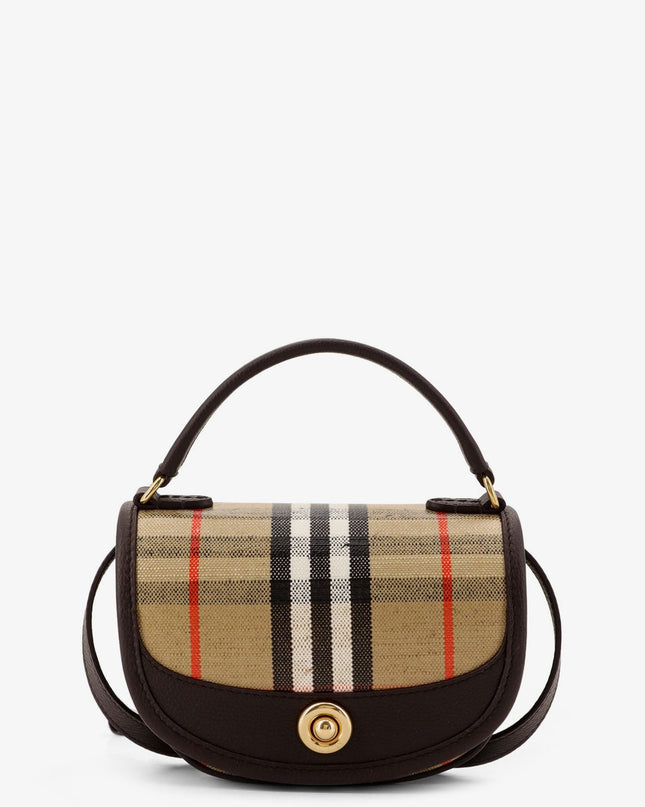 Highlands crossbody bag with iconic Check pattern