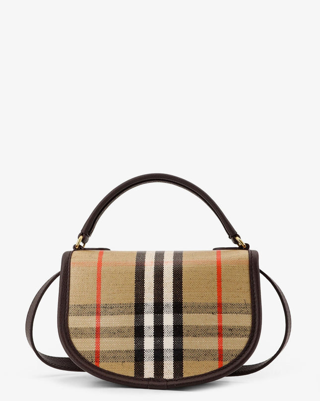 Highlands crossbody bag with iconic Check pattern