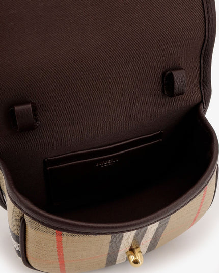 Highlands crossbody bag with iconic Check pattern