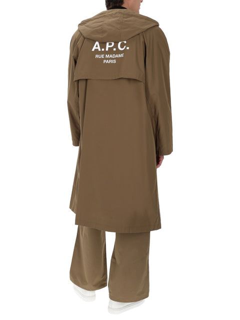 HOODED TRENCH COAT