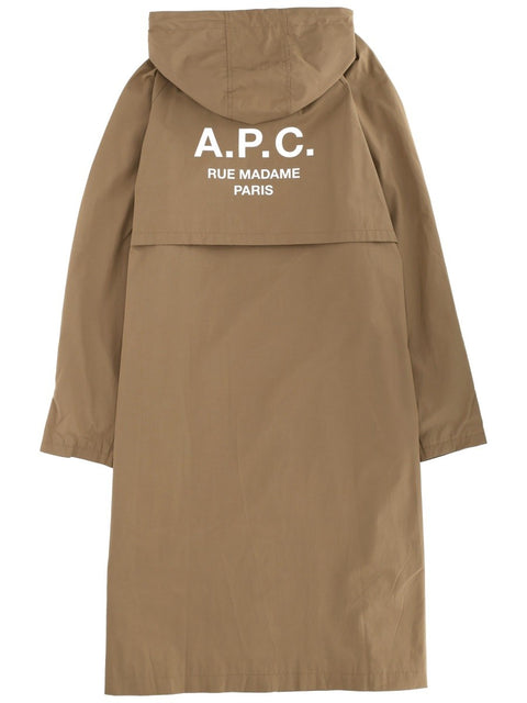 HOODED TRENCH COAT