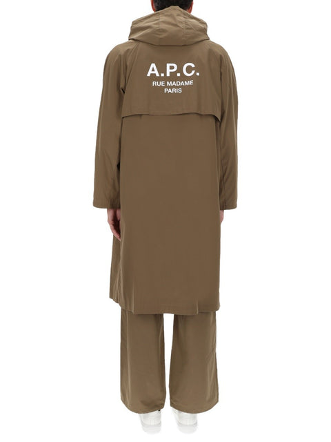 HOODED TRENCH COAT