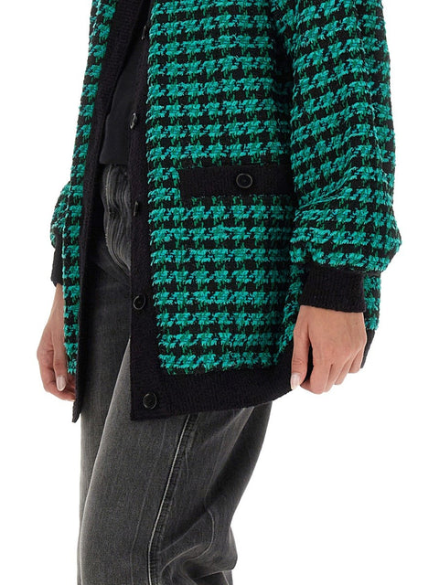 HOUNDSTOOTH TWEED JACKET