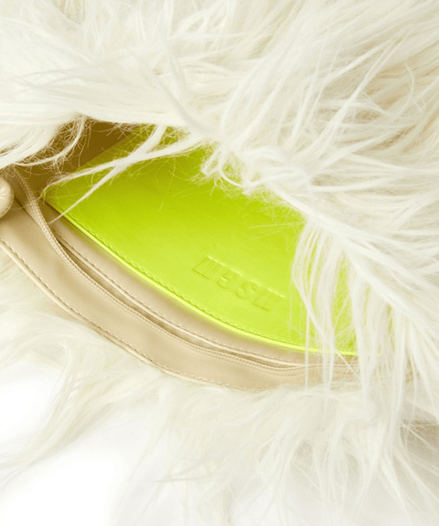 MSGM Clutch Bag Optical White - ModeEcho