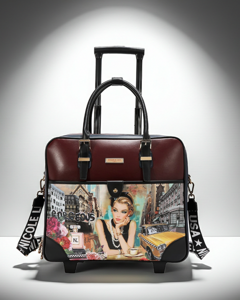 Rechteckige Rollreisetasche – Sabina Imagines