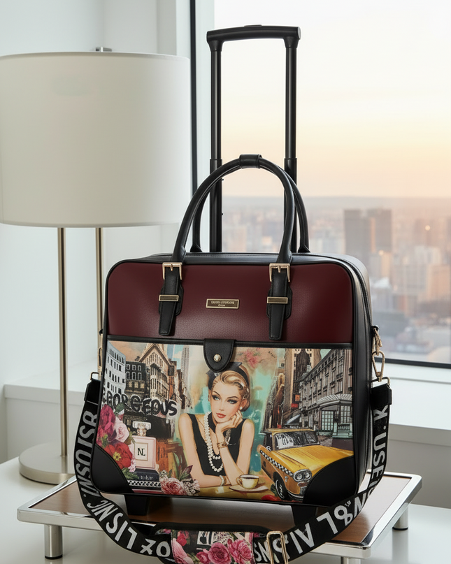 Rechteckige Rollreisetasche – Sabina Imagines