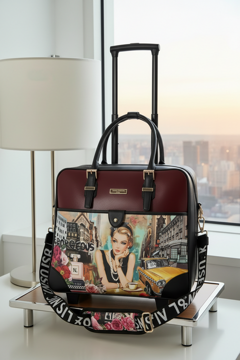 Rechteckige Rollreisetasche – Sabina Imagines