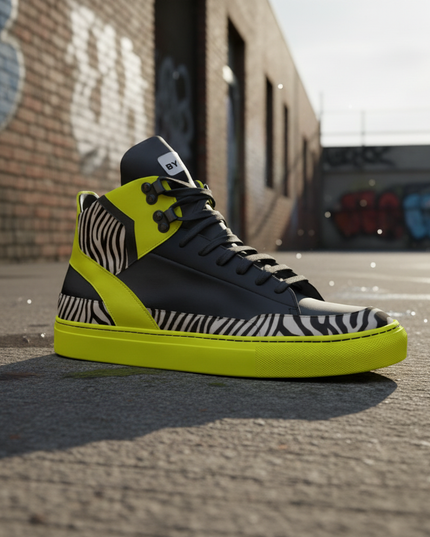 👟  Queens Couture High Top Sneaker | Grün (Verde) | Unisex | Limited Edition