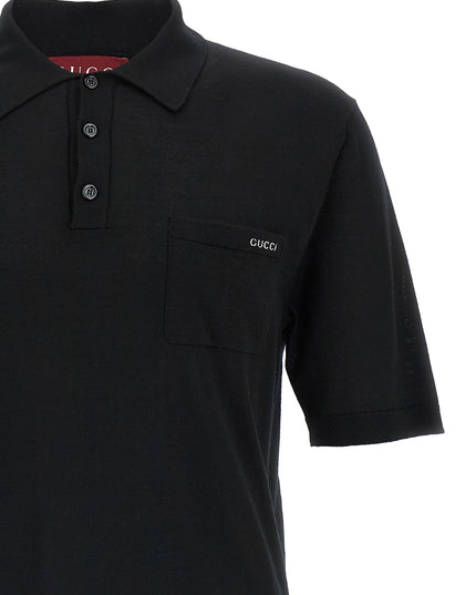 'Intarsio Gucci' polo shirt