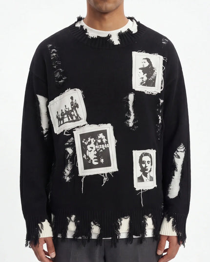 Grozavu Tailliertes Sweatshirt aus gekämmter Baumwolle