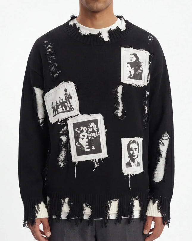 Grozavu Tailliertes Sweatshirt aus gekämmter Baumwolle