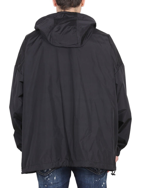 JACKET WITH LOGO PATCH