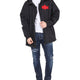 JACKET WITH LOGO PATCH
