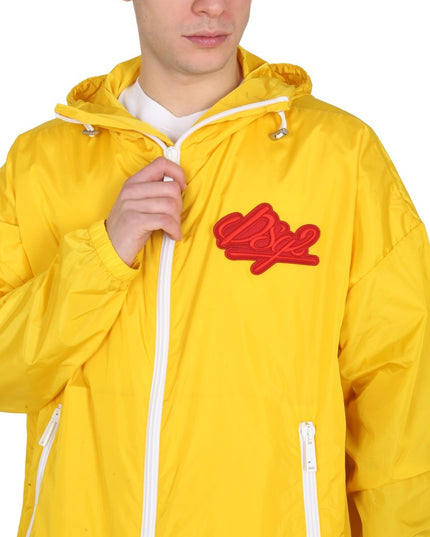 JACKET WITH LOGO PATCH