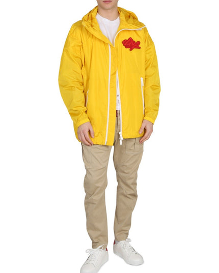 JACKET WITH LOGO PATCH