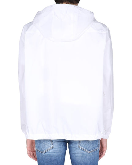 JACKET WITH LOGO PRINT