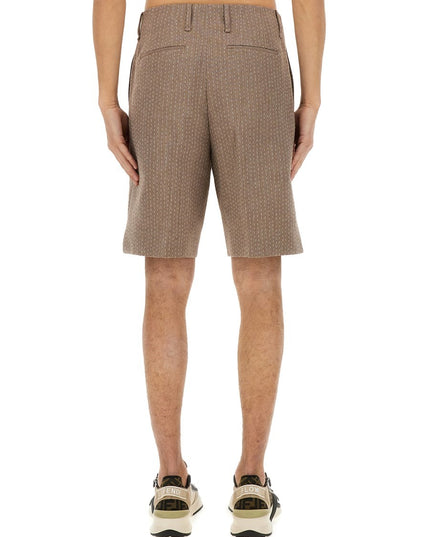JACQUARD BERMUDA SHORTS