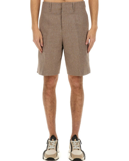 JACQUARD BERMUDA SHORTS