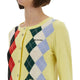 JACQUARD CASHMERE CARDIGAN