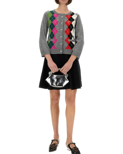 JACQUARD CASHMERE CARDIGAN