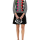 JACQUARD CASHMERE CARDIGAN