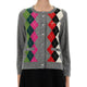 JACQUARD CASHMERE CARDIGAN