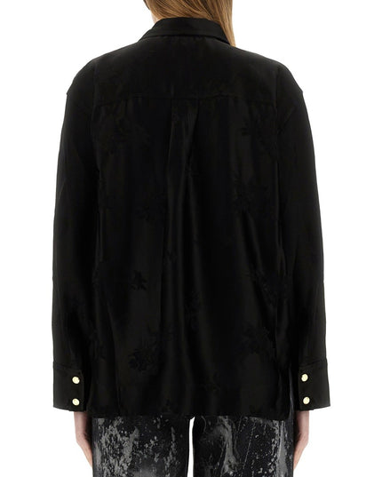 JACQUARD SATIN SHIRT