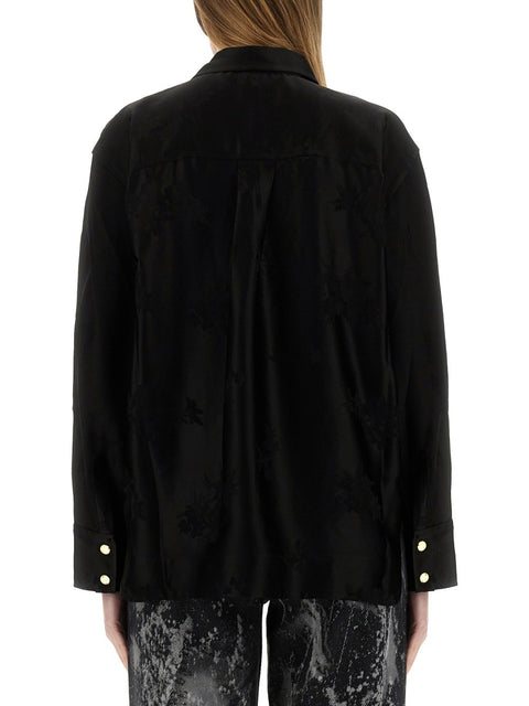 JACQUARD SATIN SHIRT