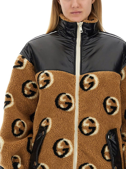 JACQUARD ZIPPER JACKET