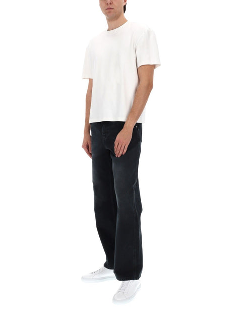 JEANS CON APPLICAZIONE LOGO