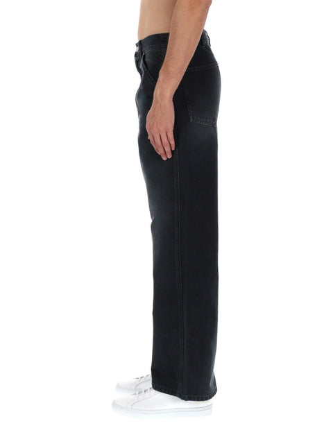JEANS CON APPLICAZIONE LOGO