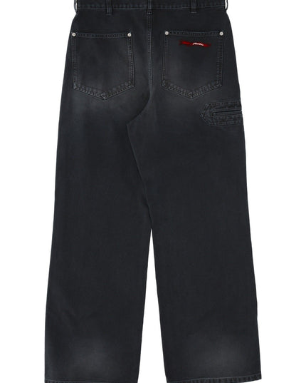 JEANS CON APPLICAZIONE LOGO