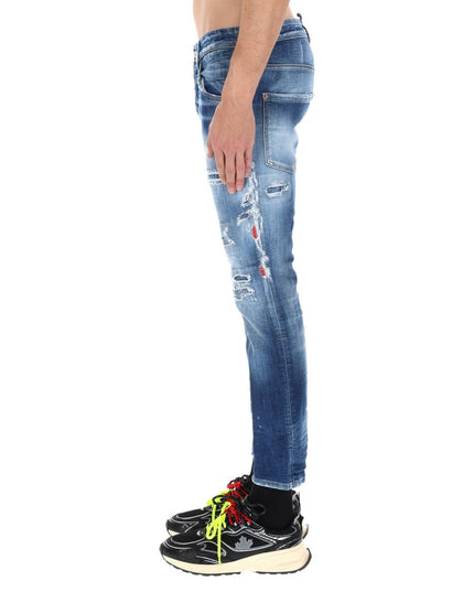 JEANS "SKATER" EFFETTO "DESTROY"