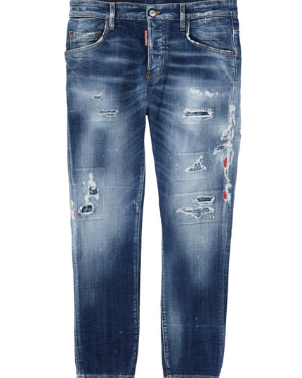 JEANS "SKATER" EFFETTO "DESTROY"
