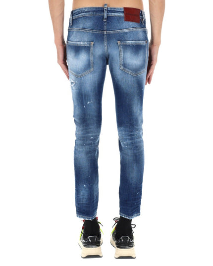 JEANS "SKATER" EFFETTO "DESTROY"