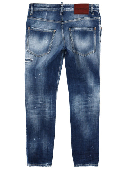 JEANS "SKATER" EFFETTO "DESTROY"