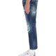 JEANS WITH "DESTROYED" DETAILS